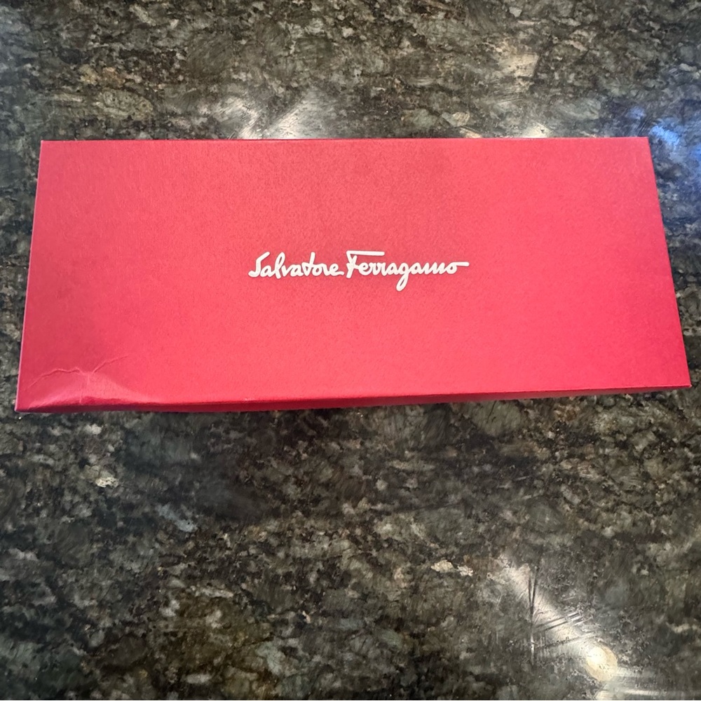 Salvatore Ferragamo Logo Shoes /Storage BOX MAN Size 8 EMPTY